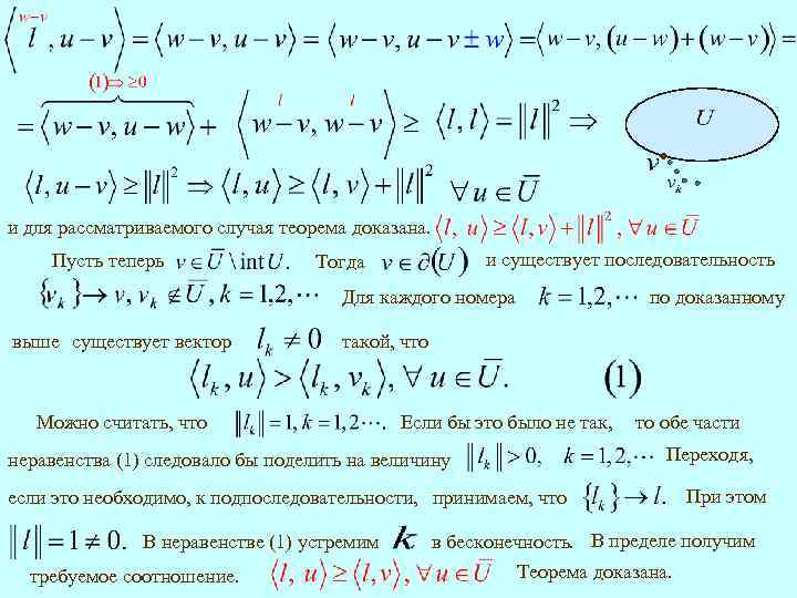 и для рассматриваемого случая теорема доказана. Пусть теперь и существует последовательность Тогда Для каждого