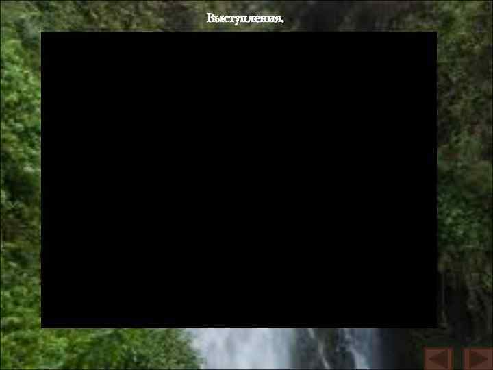 Выступления. 