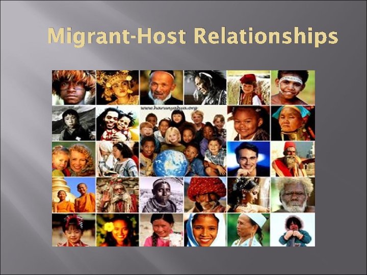 Migrant-Host Relationships 