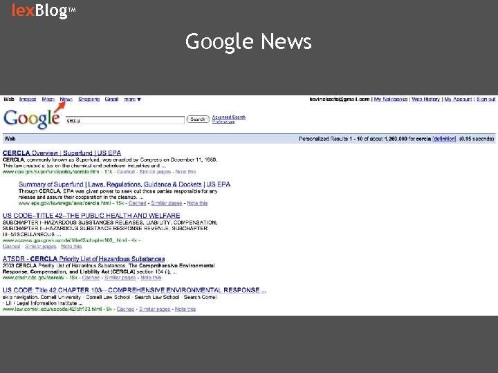 lex. Blog TM Google News 