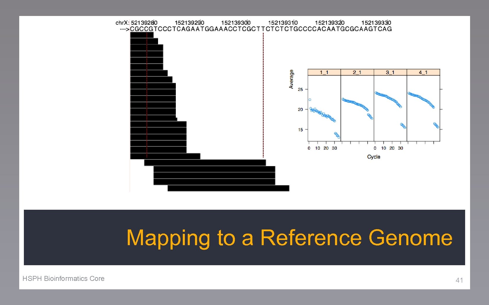 Mapping to a Reference Genome HSPH Bioinformatics Core 41 