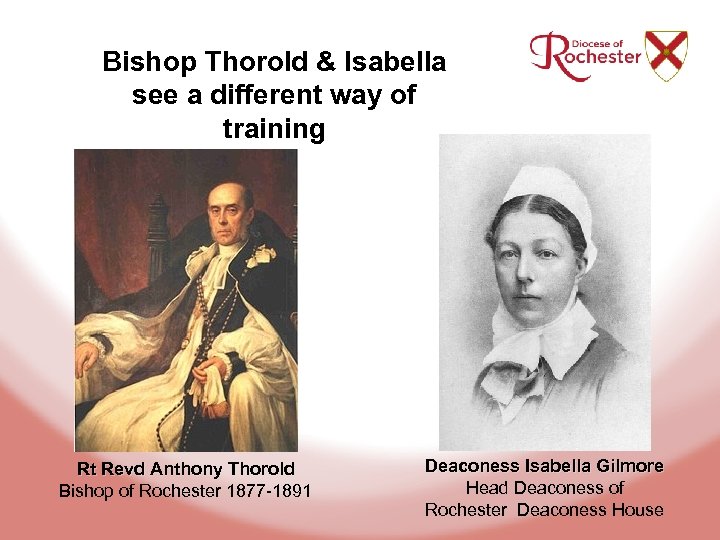 Bishop Thorold & Isabella see a different way of training Rt Revd Anthony Thorold