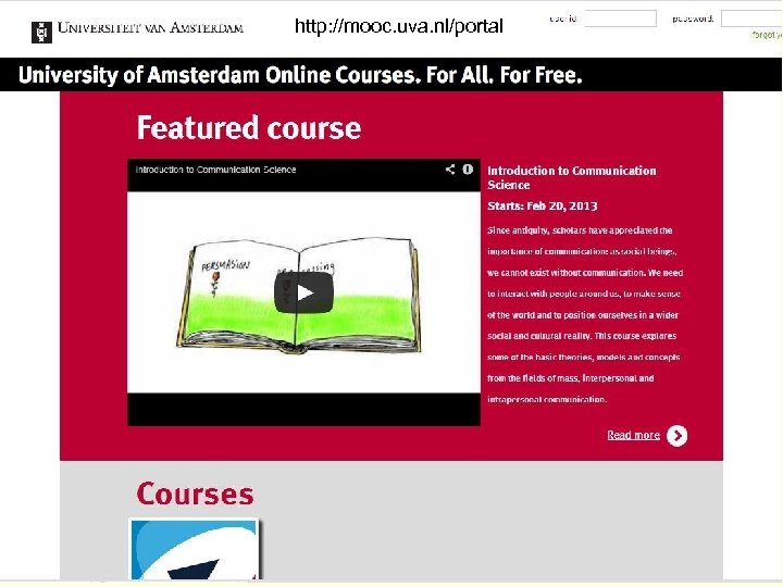 http: //mooc. uva. nl/portal 