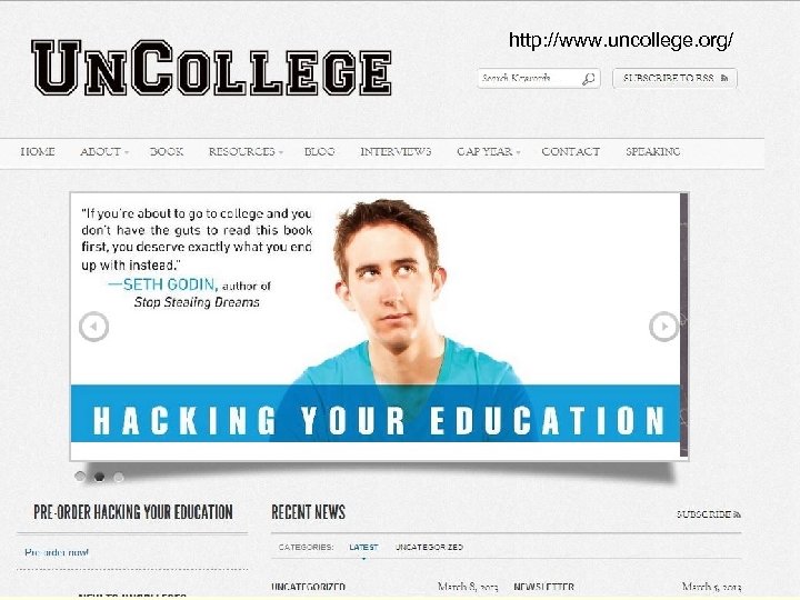 http: //www. uncollege. org/ 