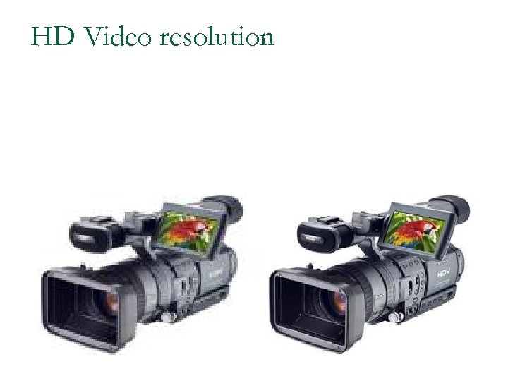 HD Video resolution 