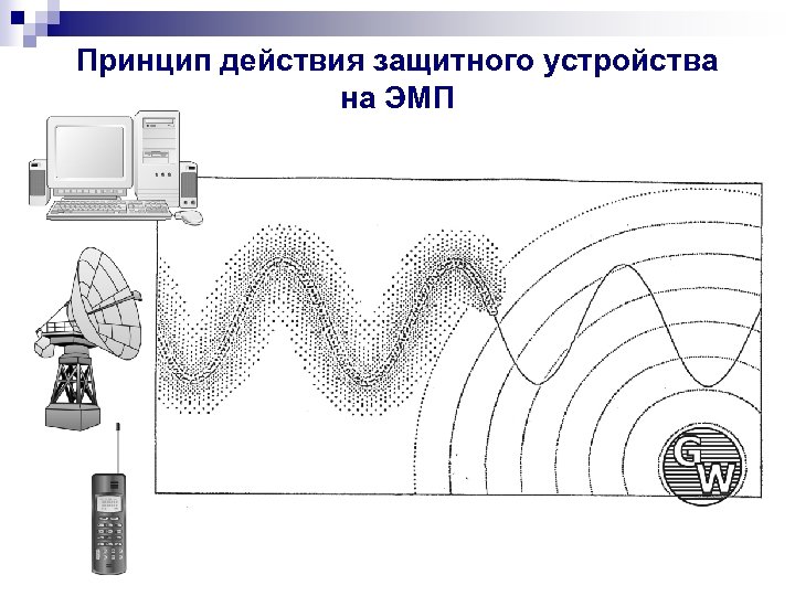 Принцип действия защитного устройства на ЭМП 
