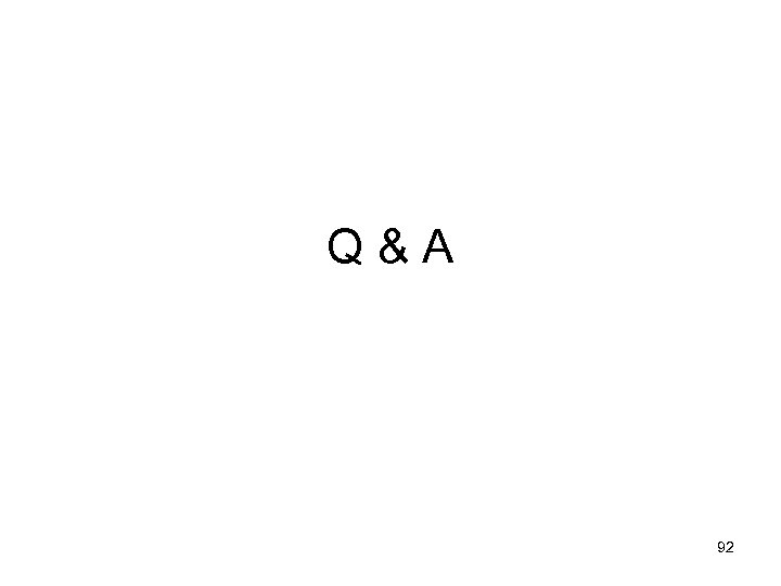 Q&A 92 