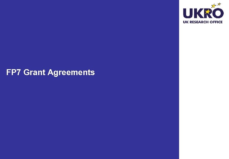 FP 7 Grant Agreements 