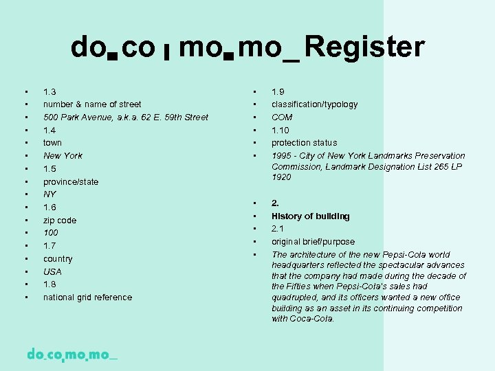 do▄ co ▌ mo▄ mo_ Register • • • • • 1. 3 number