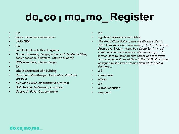 do▄ co ▌ mo▄ mo_ Register • • • • 2. 2 dates: commission/completion