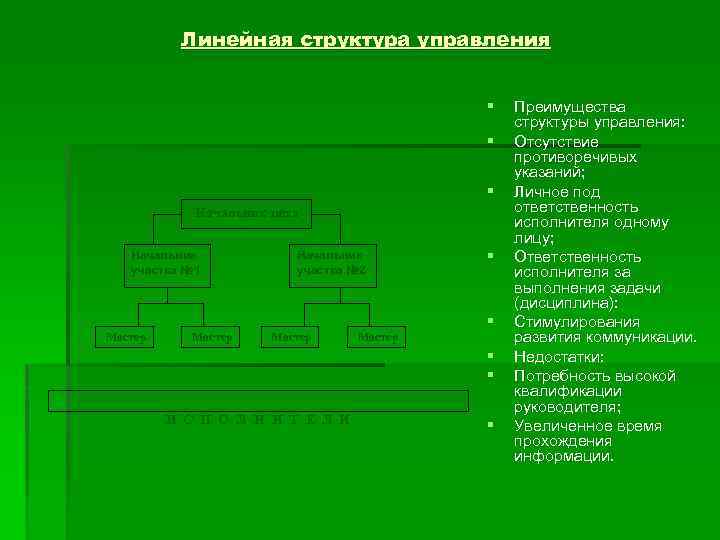 Преимущества структуры управления по проектам