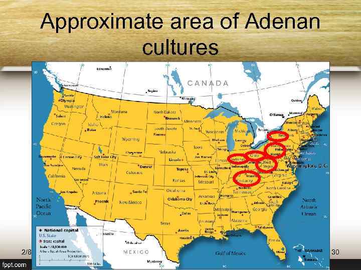 Approximate area of Adenan cultures 2/8/2018 Богдевич А. И. 2012 30 