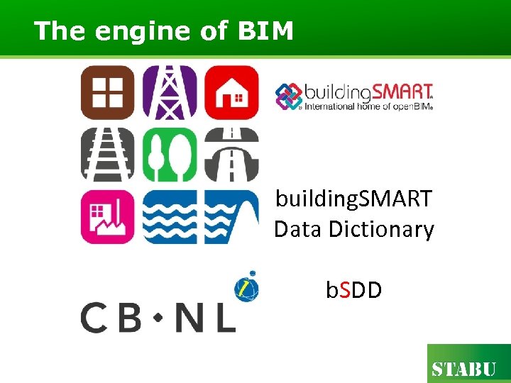 The engine of BIM building. SMART Data Dictionary b. SDD 