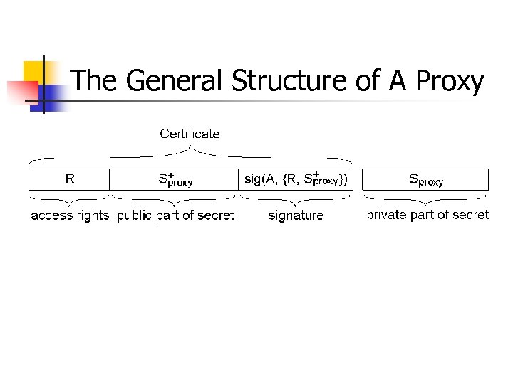 The General Structure of A Proxy 