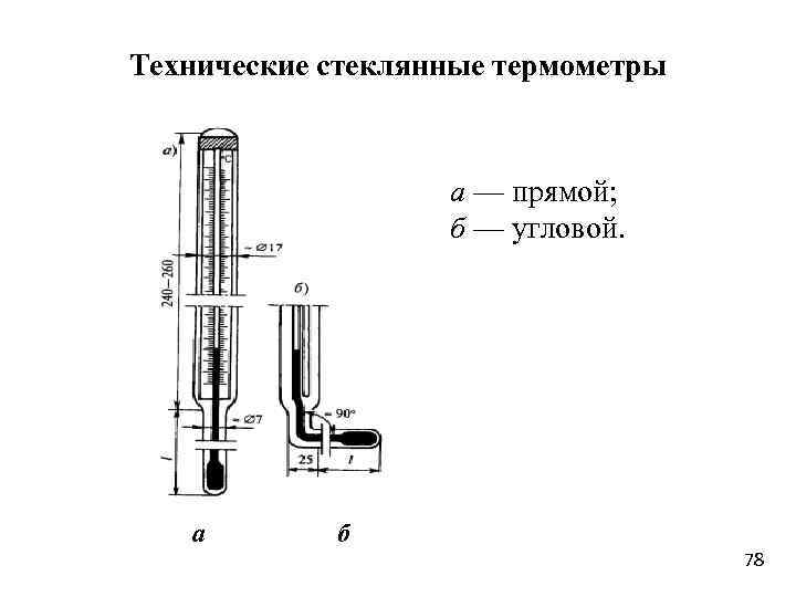 Показывающий термометр на схеме