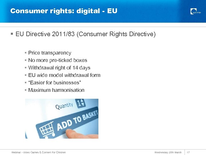 Consumer rights: digital - EU § EU Directive 2011/83 (Consumer Rights Directive) § Price