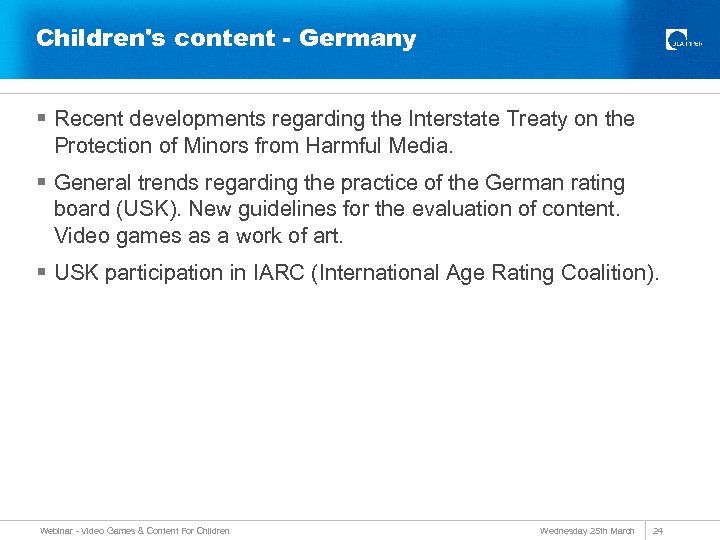 Children's content - Germany § Recent developments regarding the Interstate Treaty on the Protection