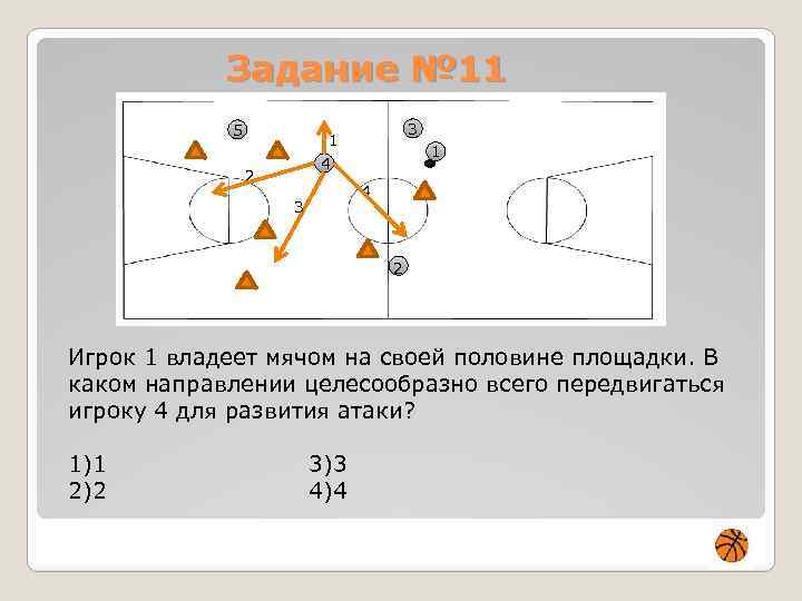 Задание № 11 5 3 1 4 2 1 4 3 2 Игрок 1