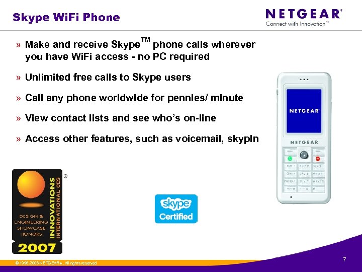 Skype Wi. Fi Phone TM » Make and receive Skype phone calls wherever you