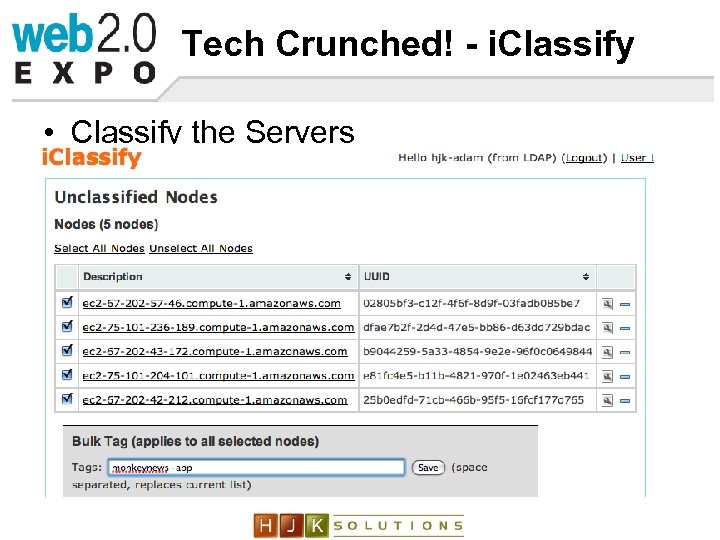 Tech Crunched! - i. Classify • Classify the Servers 