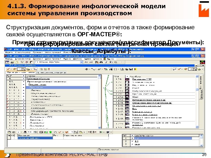 4. 1. 3. Формирование инфологической модели системы управления производством Структуризация документов, форм и отчетов