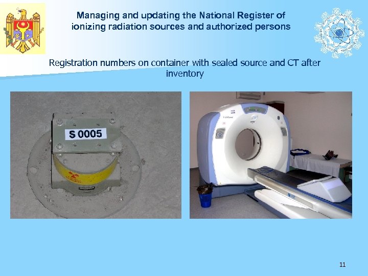 Managing and updating the National Register of ionizing radiation sources and authorized persons Registration