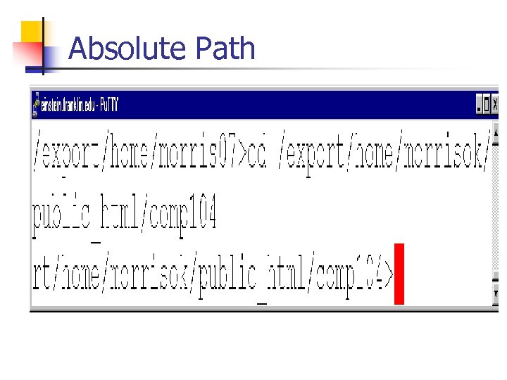 Absolute Path 