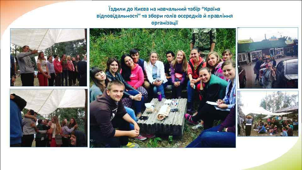 Їздили до Києва на навчальний табір “Країна відповідальності” та збори голів осередків й правління