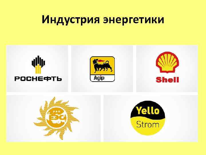 Индустрия энергетики 