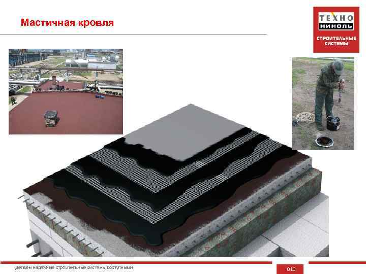 Мастичная кровля Делаем надежные строительные системы доступными 010 