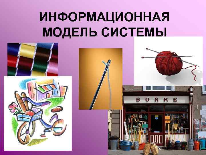 ИНФОРМАЦИОННАЯ МОДЕЛЬ СИСТЕМЫ 