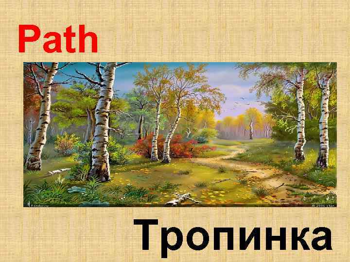 Path Тропинка 
