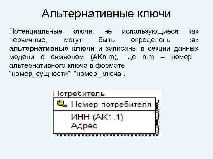 Секция данных. Альтернативный ключ в базе данных это. Пример альтернативного ключа базы данных. Потенциальный ключ в базе данных пример. Альтернативный ключ это базы данных.