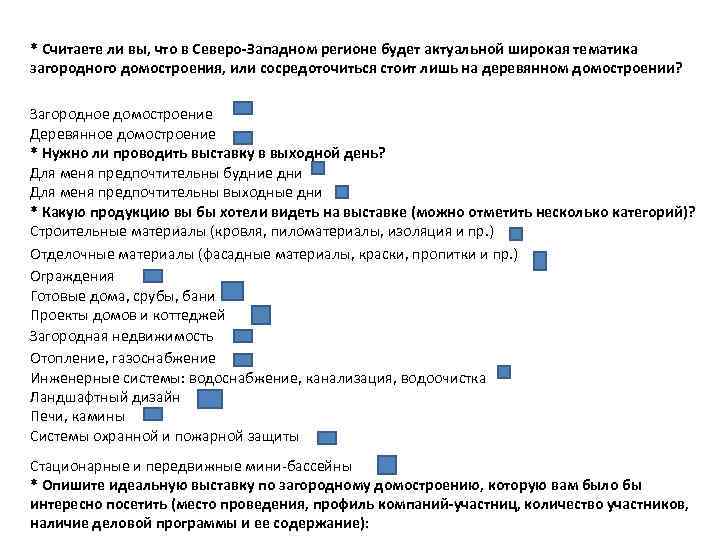 * Считаете ли вы, что в Северо-Западном регионе будет актуальной широкая тематика загородного домостроения,