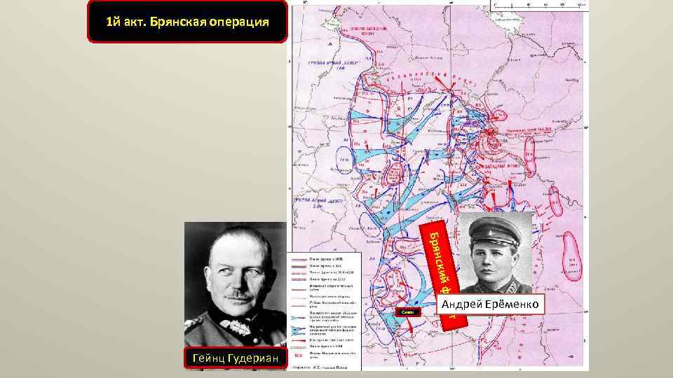1 й акт. Брянская операция Гейнц Гудериан ронт кий ф Брянс Севск Андрей Ерёменко