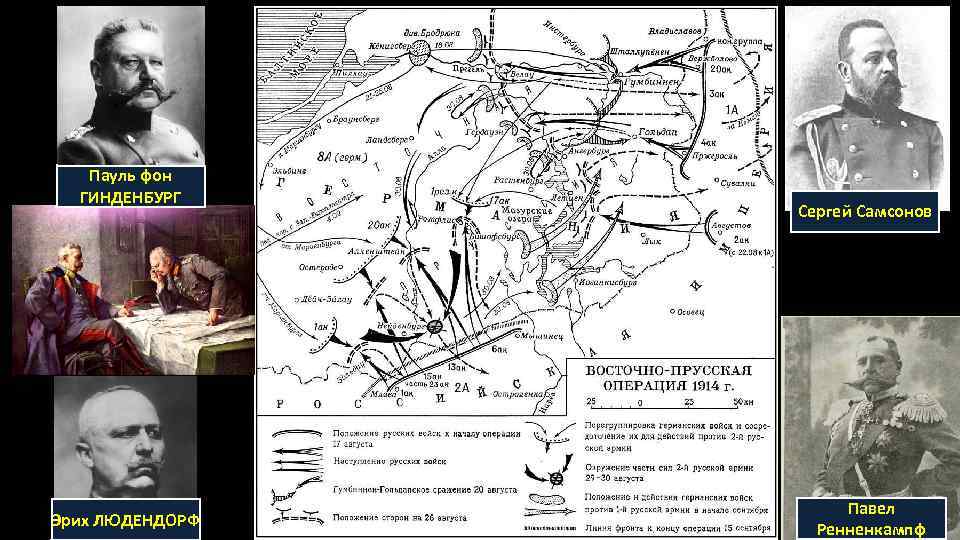 Восточно прусская операция 1914 карта