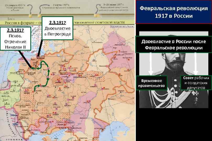 Февральская революция 1917 в России 2. 3. 1917 Псков. Отречение Николая II 2. 3.