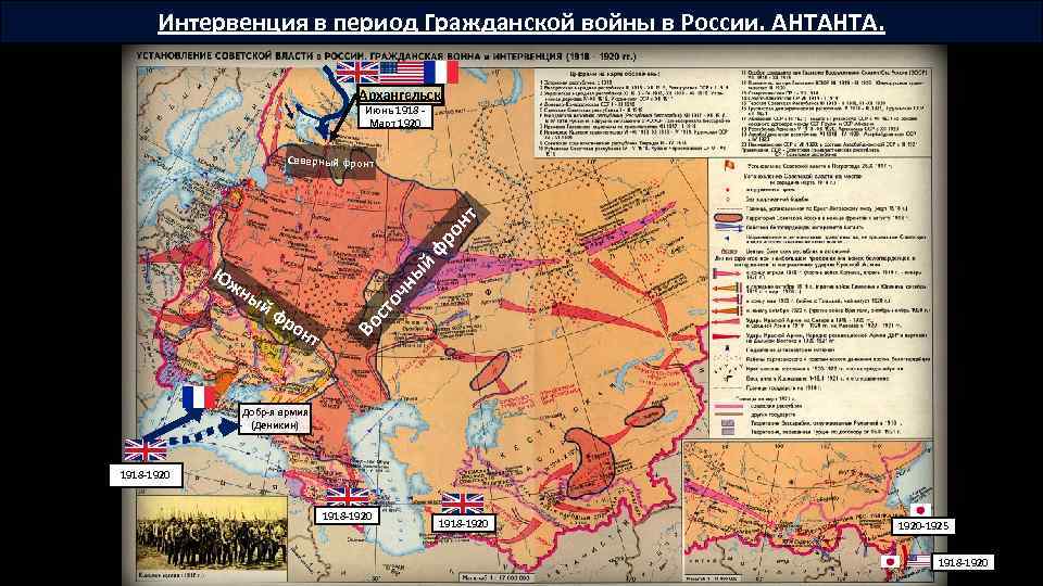 Планы антанты по отношению к россии во время гражданской войны