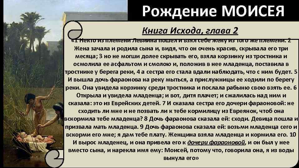 Исход 2 что значит. Рассказ о Моисее. Рождение Моисея кратко. Рождение Моисея Библия. Сообщение о Моисее.