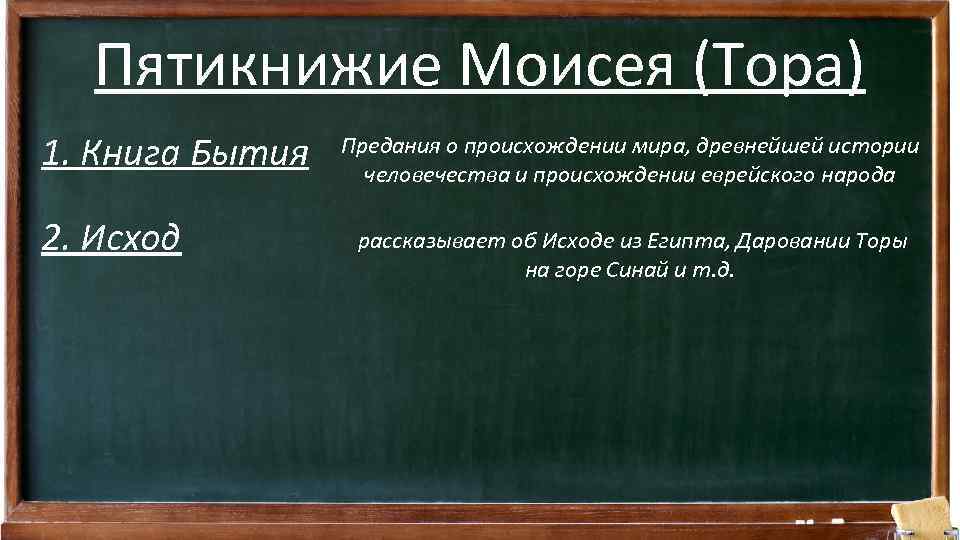 Пятикнижие моисея