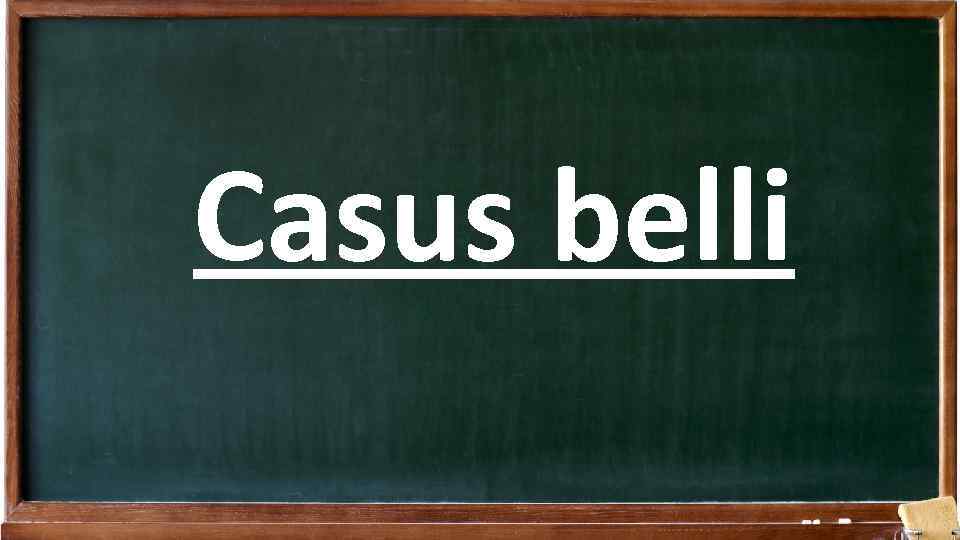 Casus belli 