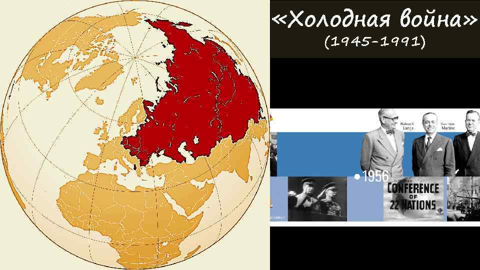  «Холодная война» (1945 -1991) 