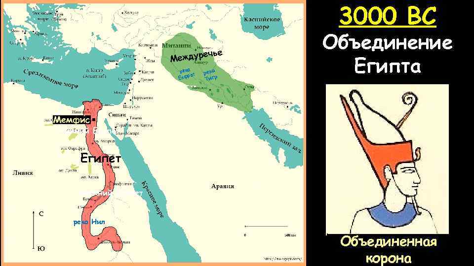 3000 BC ечье Междур река рат Евф река Тигр Объединение Египта Мемфи с Нижний