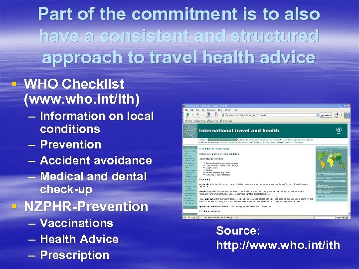 Part of the commitment is to also have a consistent and structured approach to