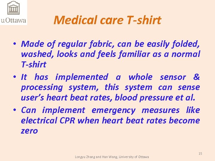 Medical care T-shirt • Made of regular fabric, can be easily folded, washed, looks