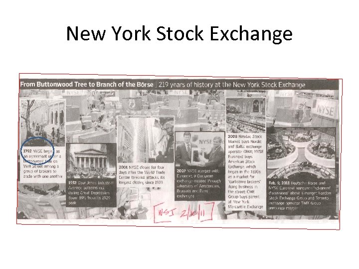 New York Stock Exchange 