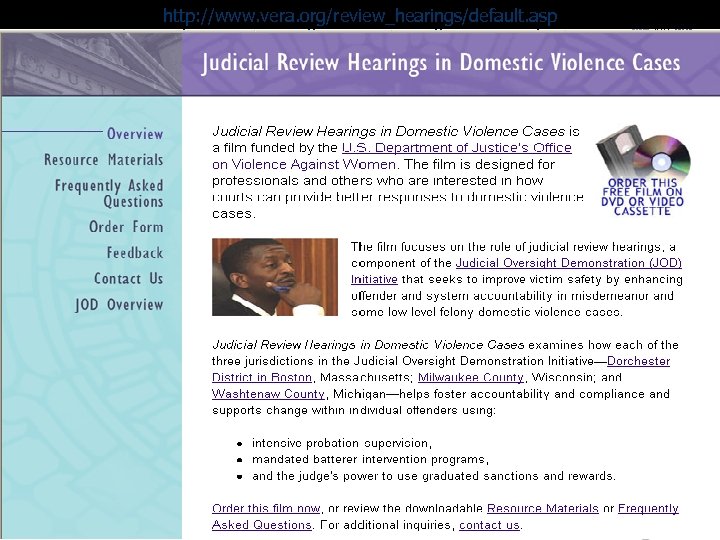 http: //www. vera. org/review_hearings/default. asp 
