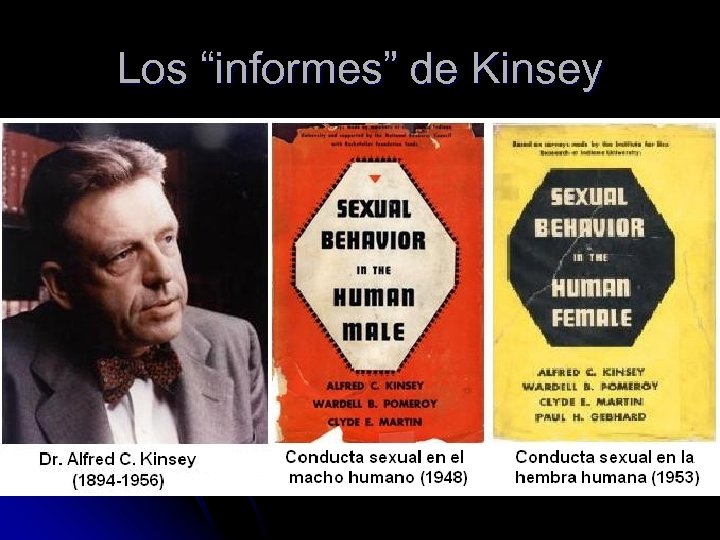 Los “informes” de Kinsey 