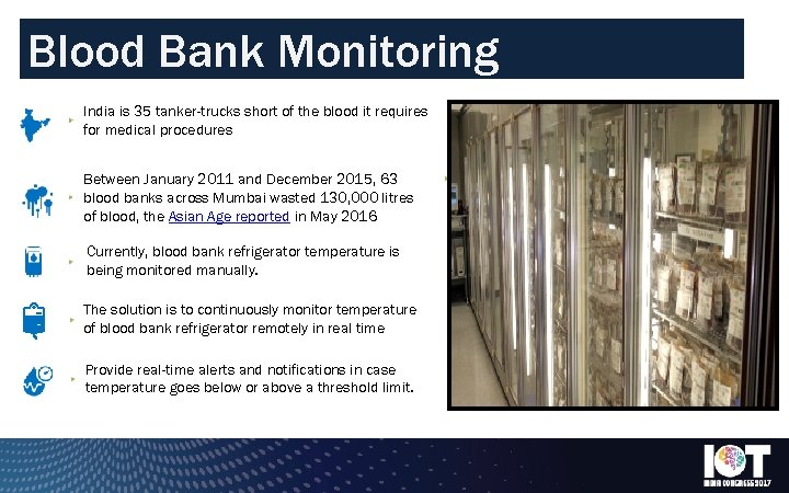 Blood Bank Monitoring India is 35 tanker-trucks short of the blood it requires for