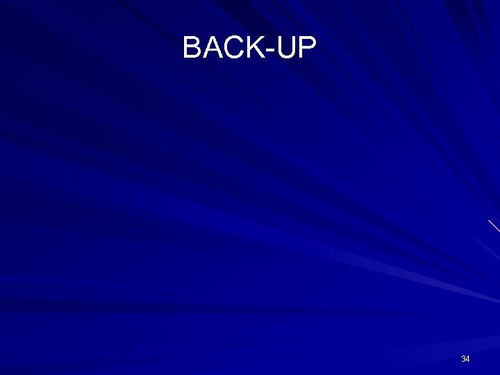 BACK-UP 34 